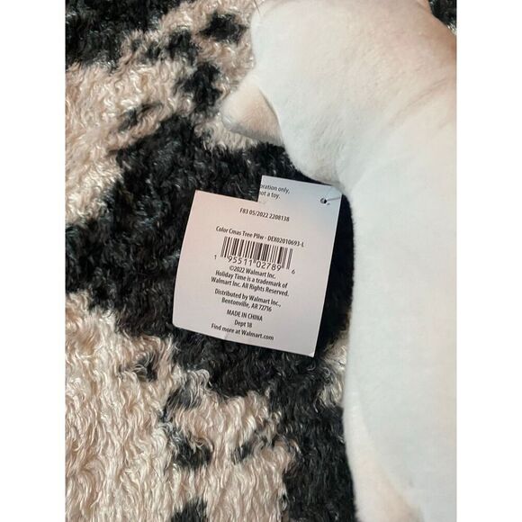 Holiday Time Pastel Christmas Tree Throw Pillow - Picture 5 of 8